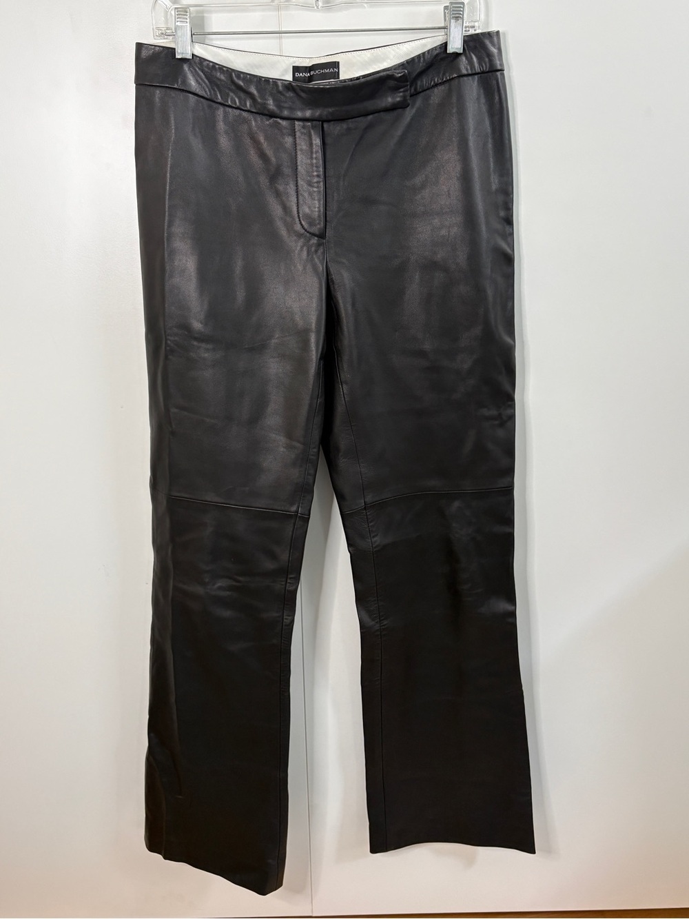 Dana Buchman Black Leather Pants | 10